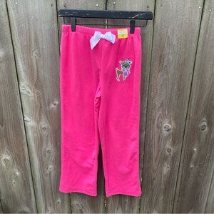 NWT Girls St.Eve Hot Pink Reindeer Christmas Pajama Bottoms Size‎ 10